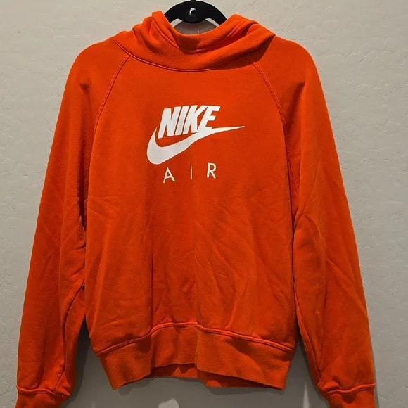 Nike Men's Bold Orange Crewneck Sweater - Picture 2 of 5